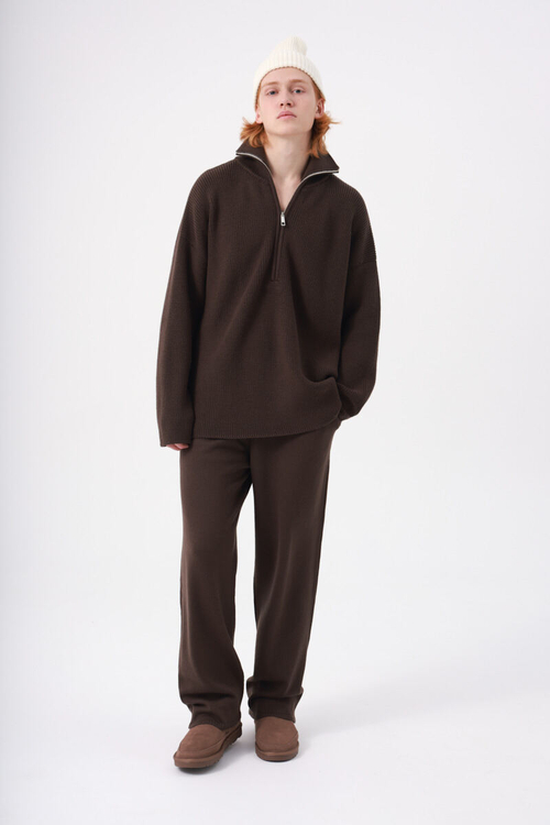 Свитер-водолазка мужская, бордо