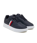 Кожаные кроссовки supercup stripes Tommy Hilfiger - темно-синий(FM0FM04824)