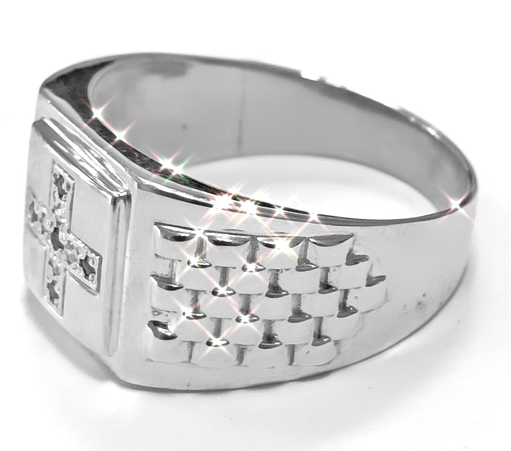 Ювелирное мужское кольцо из серебра,вставка раух топаз