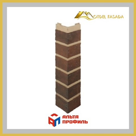 Угол наружный Альта-профиль Кирпич Жженый 470мм
