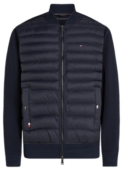 Мужская теннисная куртка Tommy Hilfiger Mix Media Bomber - небесный