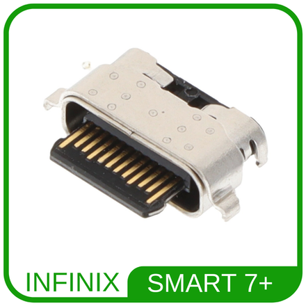 Infinix Smart 7 Plus (X6517) / Системный разъем (зарядки)
(Type-C) (ORIG)