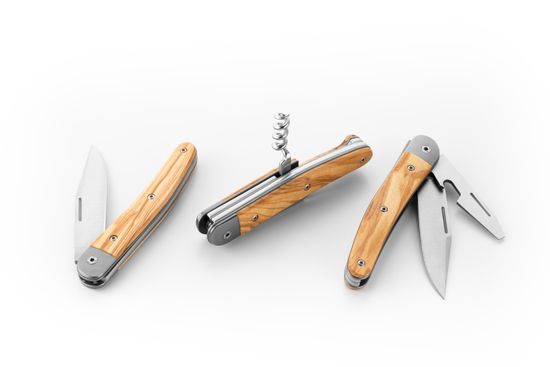 Складной нож Lion Steel "Jack" L/JK2 UL c клинком из стали Böhler M390 Microclean®, рукоять дерево (Олива)