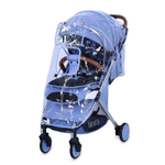 Детская прогулочная коляска Nuovita Giro Lux Denim, Argento / Джинсовый, Серебряный