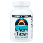 Source Naturals, N-ацетил L-тирозин, 120 таблеток