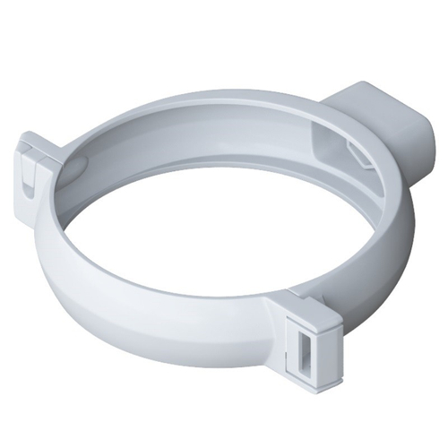 Хомут трубы ПВХ Альта-Профиль Элит Белый 95 мм