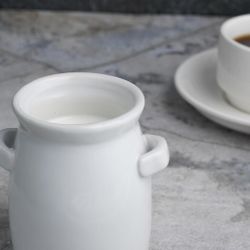 Соусник молочник 125 мл d 5,9 см h7,5 см круглый белый фарфор P.L. Proff Cuisine [6]