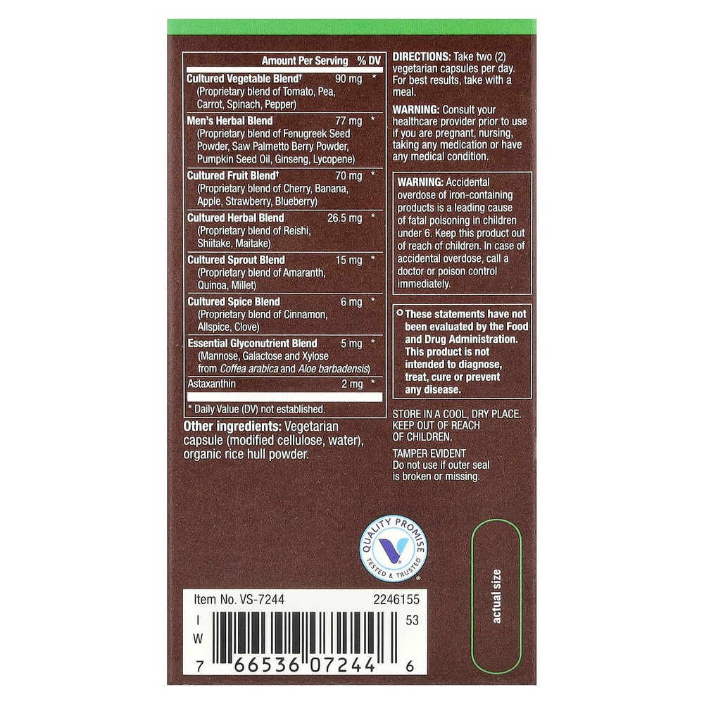 Plnt, Мультивитамины для мужчин старше 50 лет, 60 вегетарианских капсул