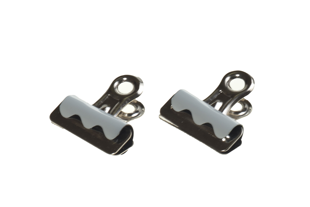 Зажим для бумаг металлический 25мм бульдог ассорти 10шт/уп Brauberg на 60л