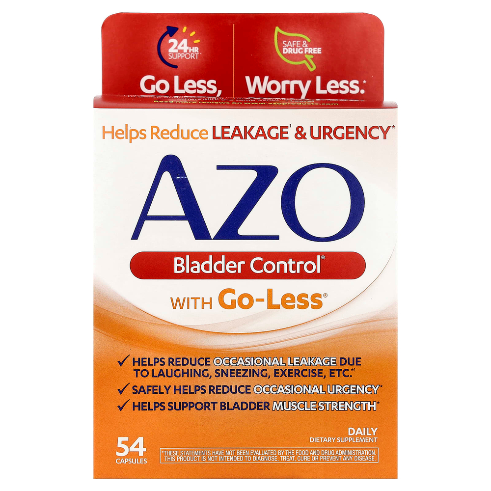 AZO, Bladder Control®, Go-Less®, 54 капсулы