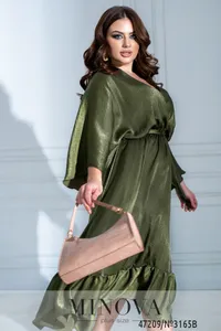Платье 3165B-Хаки Minova