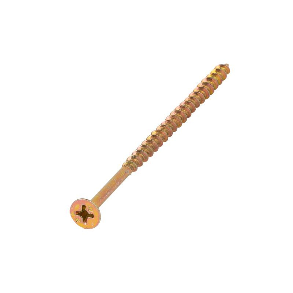 Саморез по дереву 4,2х90(89) мм желтый цинк