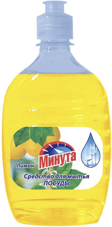 Минута Средство для мытья посуды Лимон 500 мл