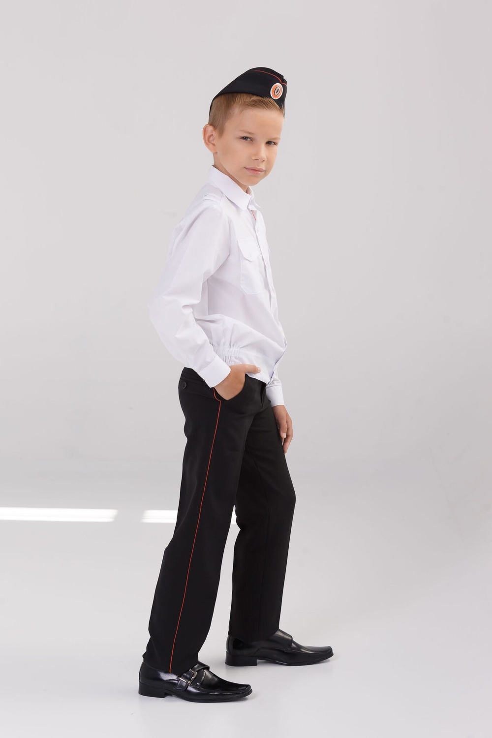 Брюки форменные казачьи классические школьные казачий класс