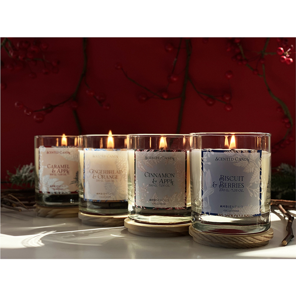 Свеча ароматическая Ambientair Gifting Имбирное печенье 40ч
