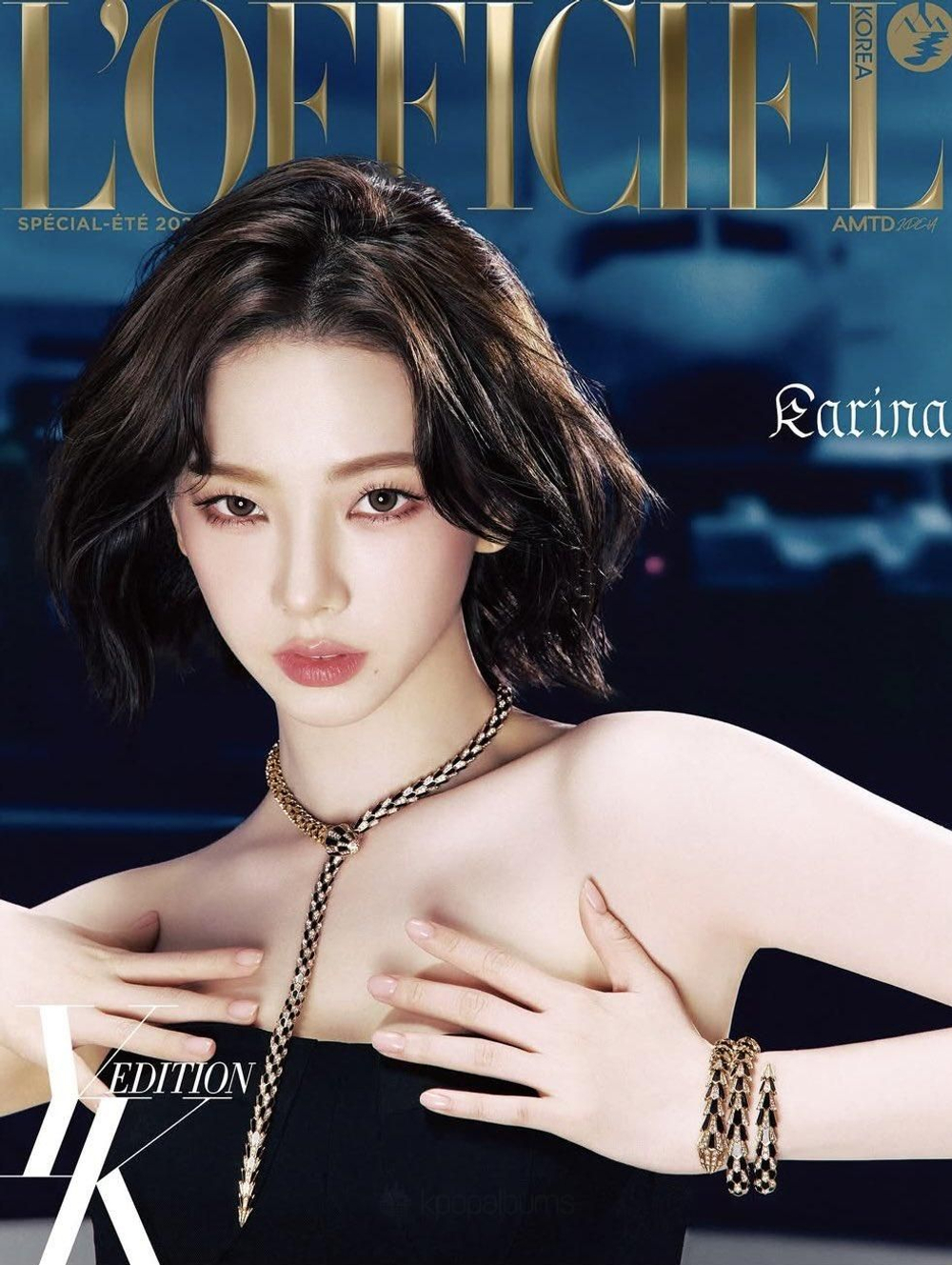 публикация L'OFFICIEL KOREA - 2025 Femme YK Edition Summer Special KARINA A Type