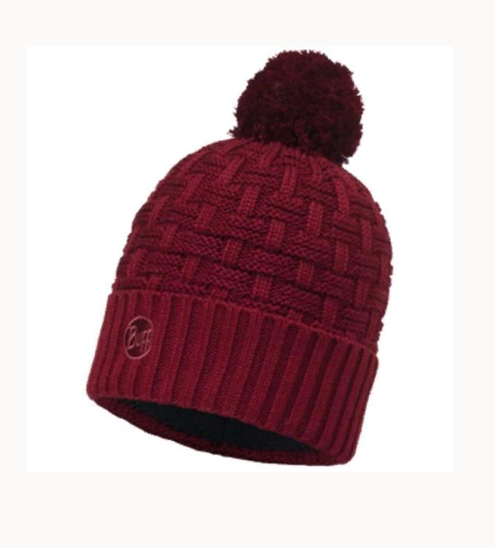 Шапка BUFF KNITTED & POLAR HAT BUFF AIRON WINE