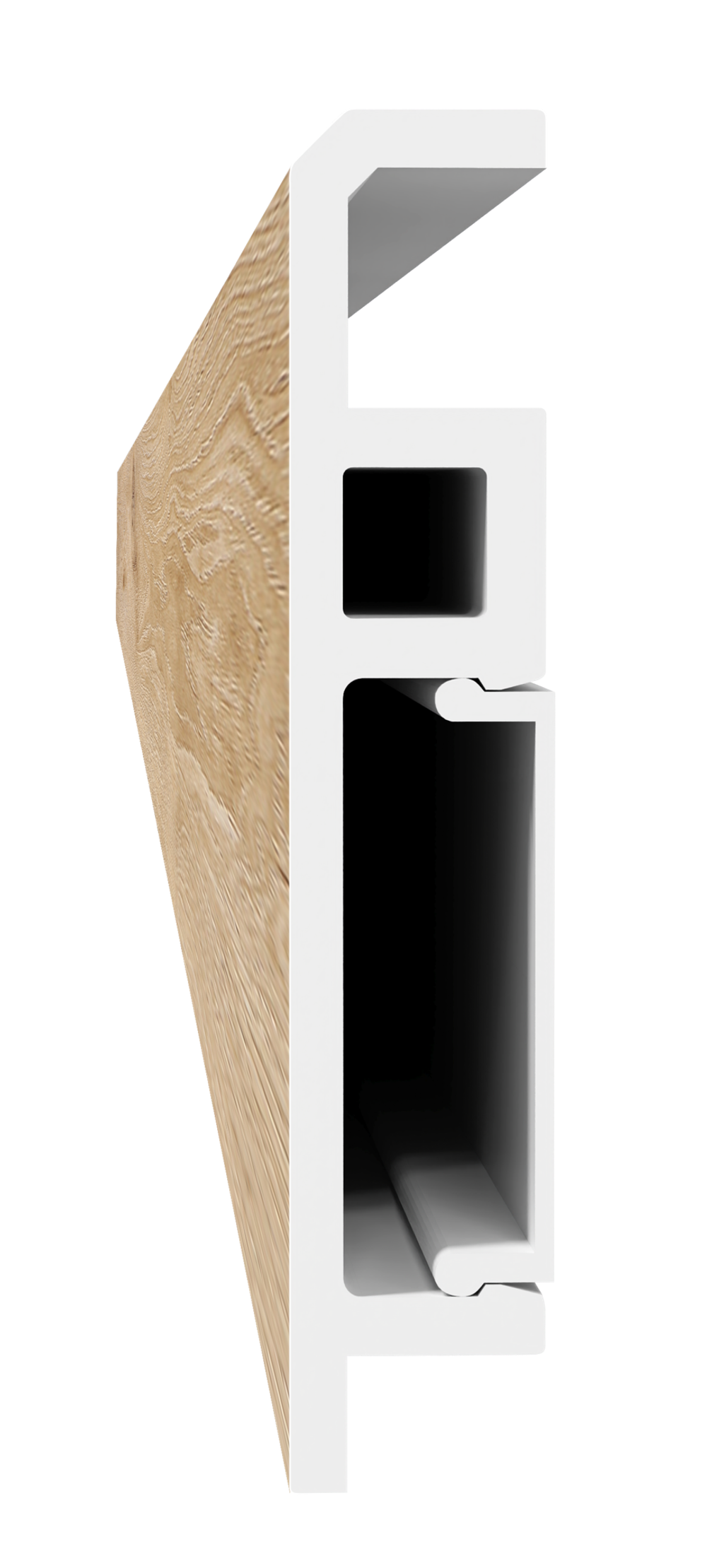 Напольный плинтус ПВХ Foresta Concept Дуб Фрейзер АС 007 2000х70х13 мм