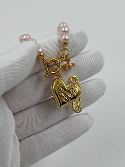 Колье бледно-розовое Vivienne Westwood