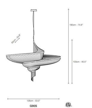 Terzani Epoque chandelier