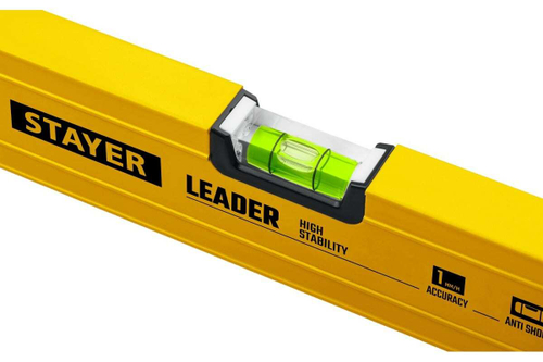 Cтроительный фрезерованный уровень STAYER Leader 1200 мм 3466-120_z01