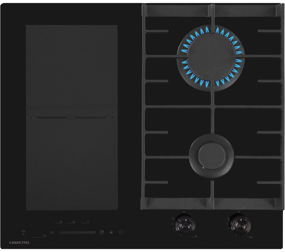 Комбинированная варочная панель Hiberg i-VM 6021 B