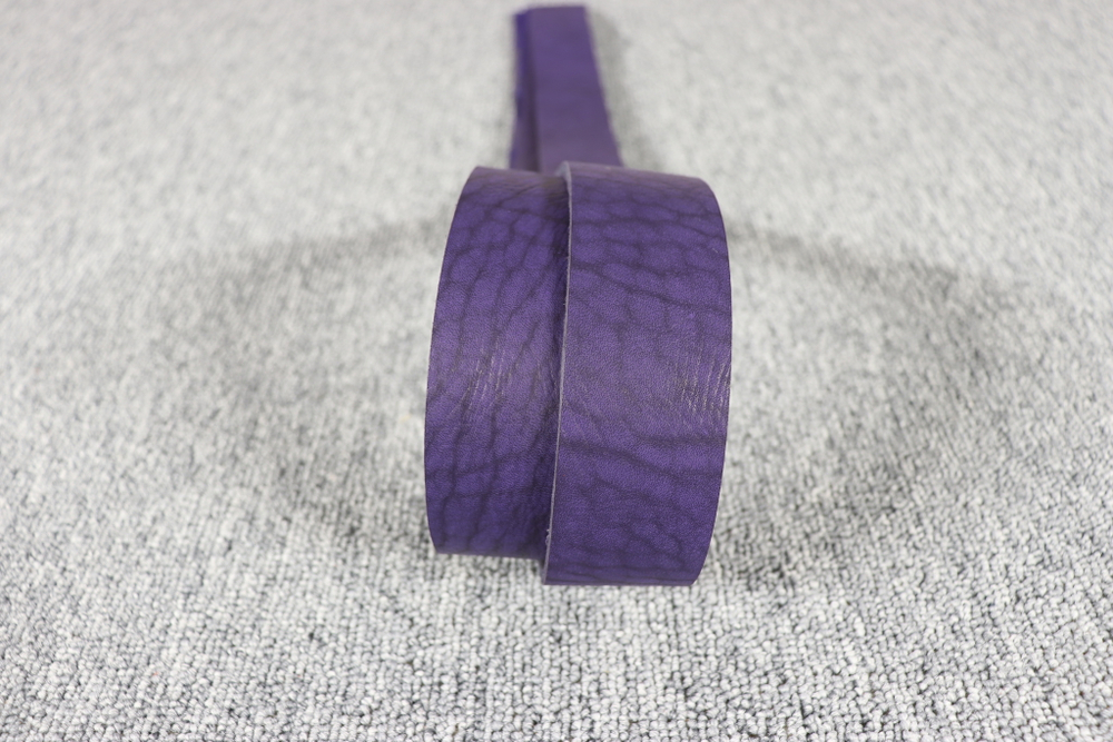 Ременная заготовка Фиолет с лицевой отделкой + плита Буйвол