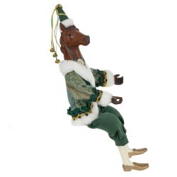 GAEM Игрушка набивная подвес "Лошадь", L17 W8 H36/22 см