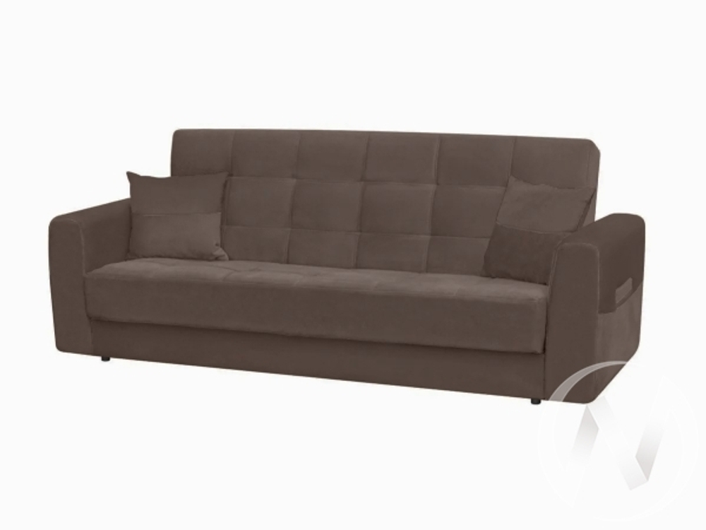 Диван прямой НЕО-39 (БД) посадка Ground 3 (коричневый) компаньон Ground 3 (коричневый)