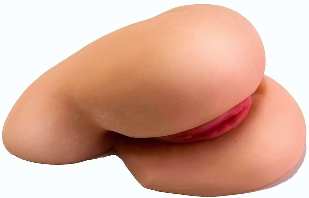 Массажёр для мужчин - вагина боковая биоклон (Цвет: телесный)