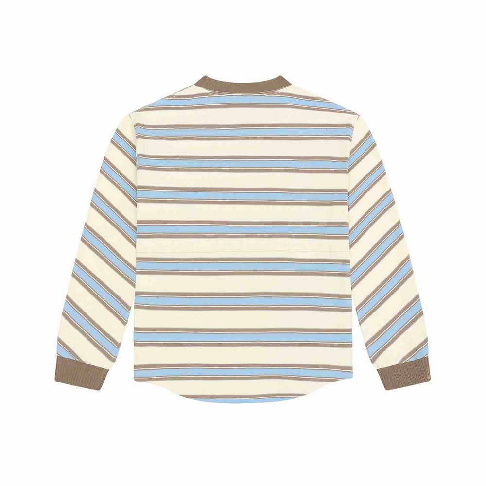 Лонгслив Ymkashix Stripe песочный