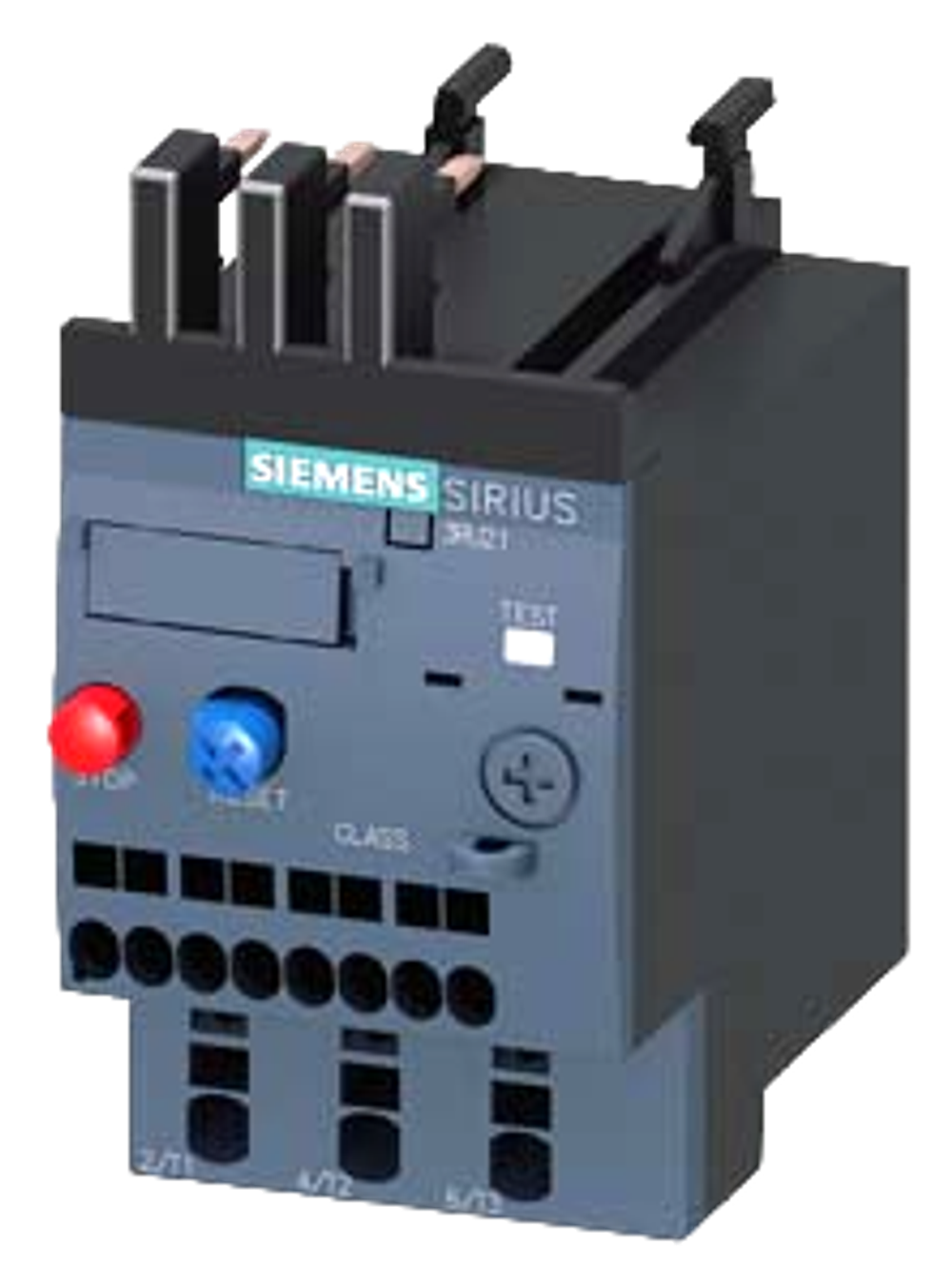 Реле перегрузки 4.5...6.3 AS00, КЛАСС 10, для монтажа на контактор SIEMENS.