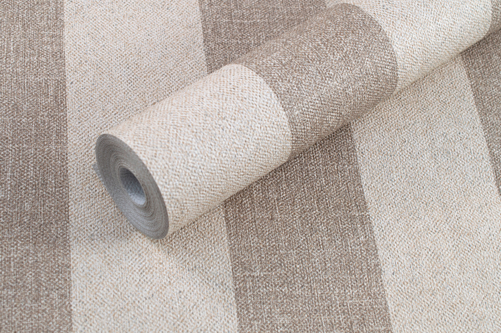 бумажные экологичные обои в полоску