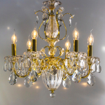 790062 Люстра SCHON 6x60W E14 ЗОЛОТО