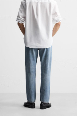 ZARA ДЖИНСЫ REGULAR FIT, СИНИЙ