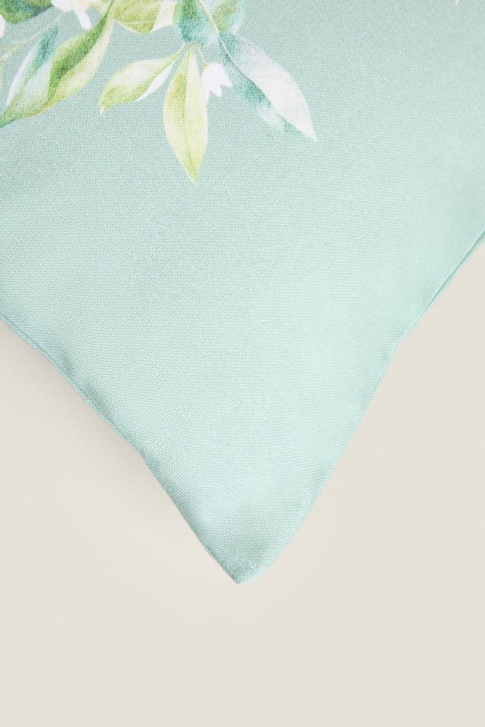 ZARA HOME ЧЕХОЛ ДЛЯ ДЕКОРАТИВНОЙ ПОДУШКИ С ПРИНТОМ «ЛИМОНЫ», ЗЕЛЕНЫЙ