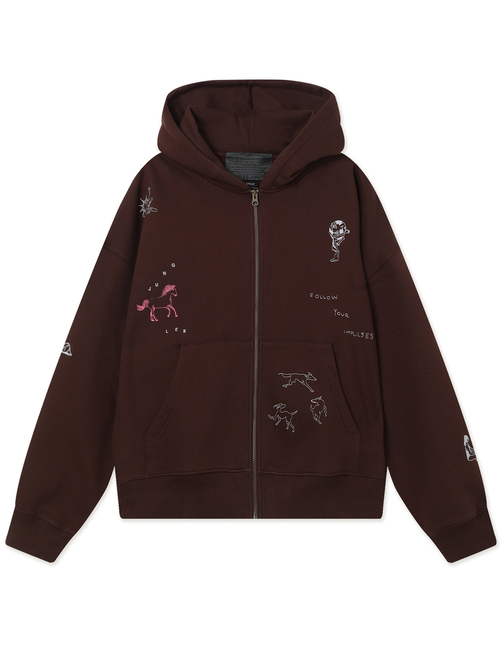 Толстовка С Капюшоном На Молнии Impules Zip Hoodie