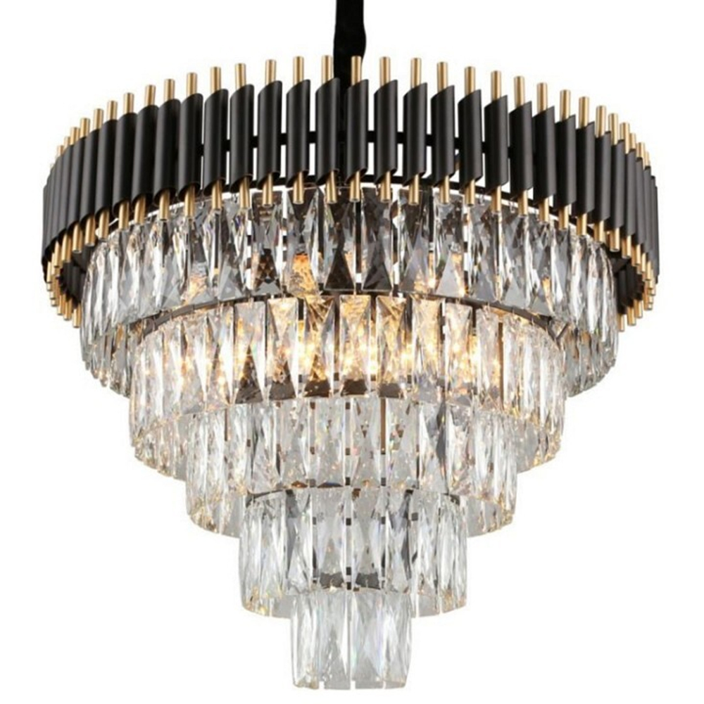 Подвесная люстра Imperiumloft Empire Black Chandelier Crystal 40.2862