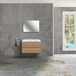 Тумба с раковиной Vincea Gio 80 N.Oak