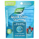 Nature's Way, Quick Calm Gummy, ягодное ассорти, 10 жевательных таблеток