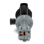 Сливной насос 119307 стиральной машины Indesit, Ariston - помпа C00119307 в сборе с улиткой и крышкой фильтра