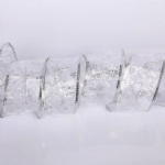 Гирлянда для дома ЛЕНТА ДЕКОРАТИВНАЯ «Морозные снежинки» 2,0 м, 6 см, 20 ламп LED (на батарейках), Серебро (подсветка серебро)