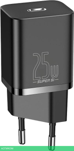 Сетевое зарядное устройство Baseus Super Si 25W EU Black (CCSP020101)