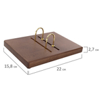 Набор настольный BESTAR "Charon" из массива дерева (бук), 7 предметов, цвет "орех", 236392