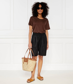 Льняная футболка sakayla Sams\u00f8e Sams\u00f8e - коричневый(F24100141)