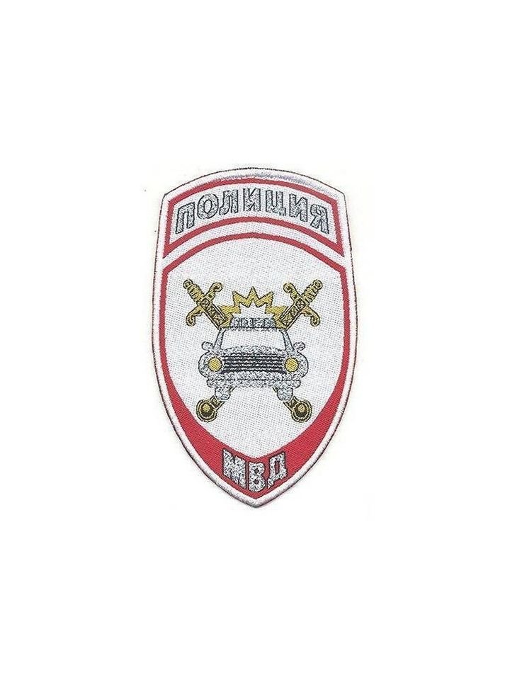 Шеврон Полиция ДПС жаккардовый (белый)