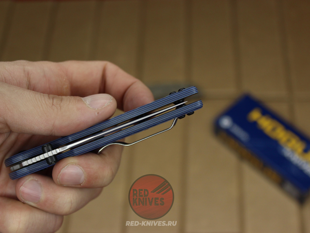 Нож Hogue DEKA MANUAL FOLDER (синий) 24263