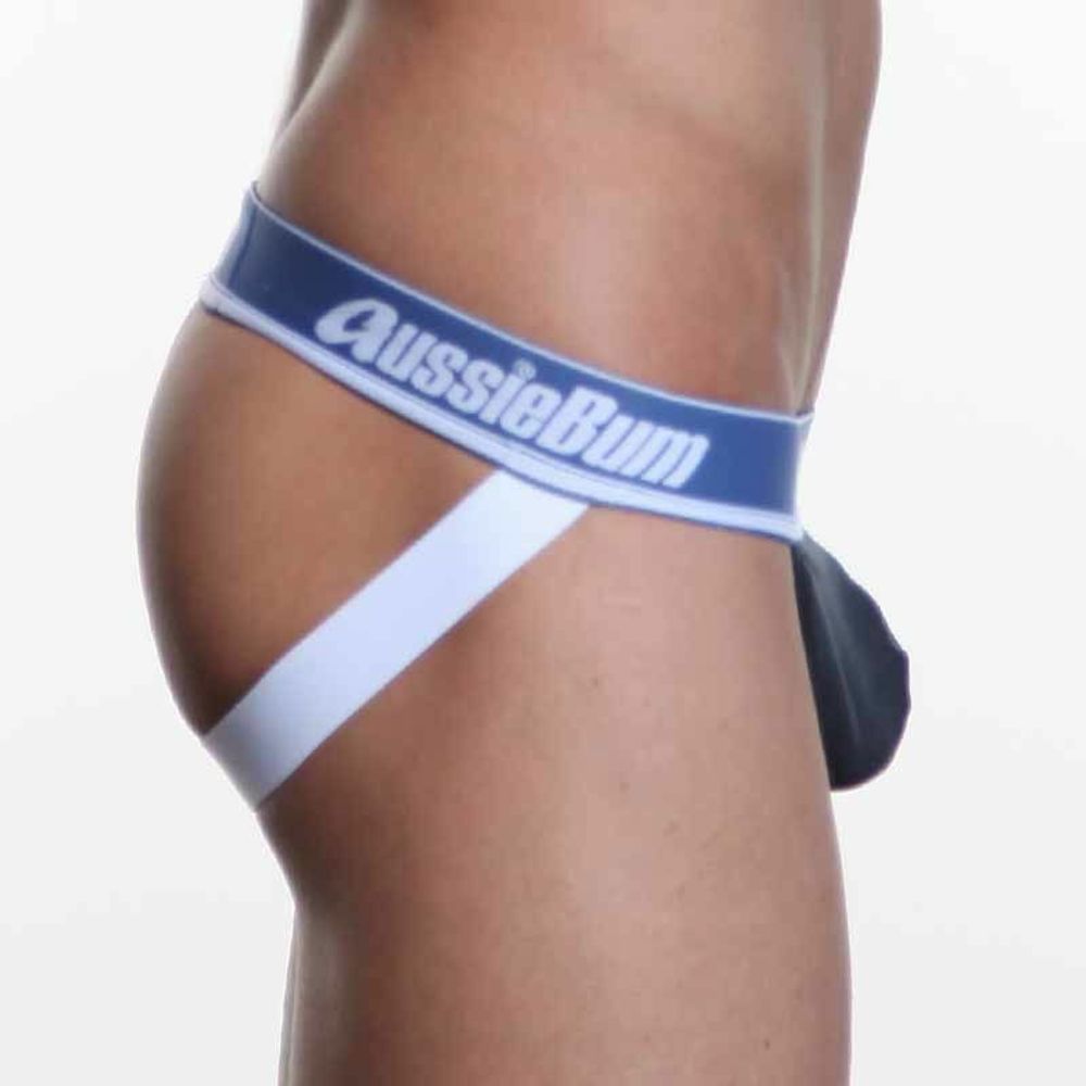 Мужские трусы джоки темно-синие Aussiebum Wonderjock Jock Charcoal AB00145