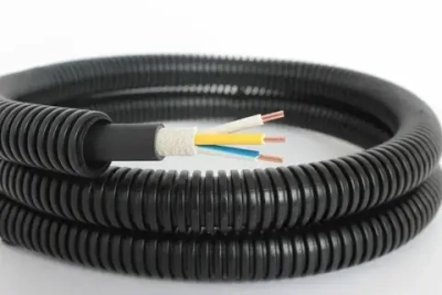 100метр Труба гофрированная, гофра для кабеля ПНД 16д