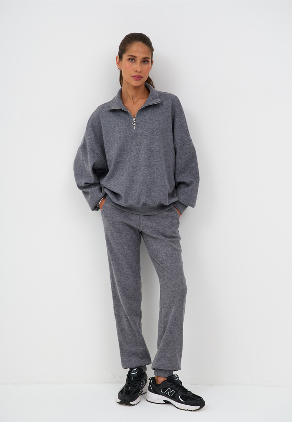 Джемпер Delon Ribbed Grey